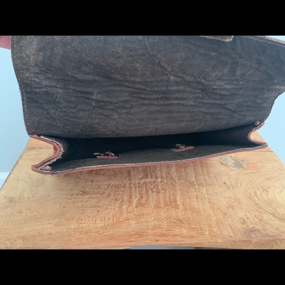 Vintage pink tooled leather wallet - Picture 4 of 7